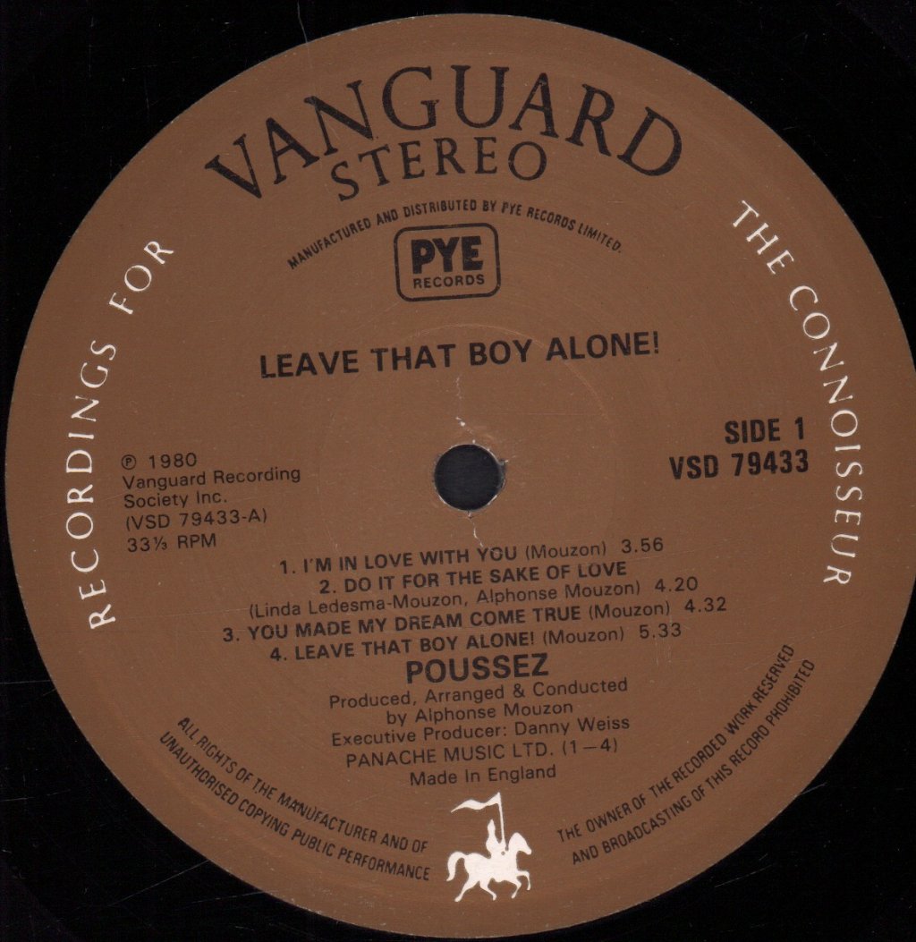 Poussez - Leave That Boy Alone - Lp