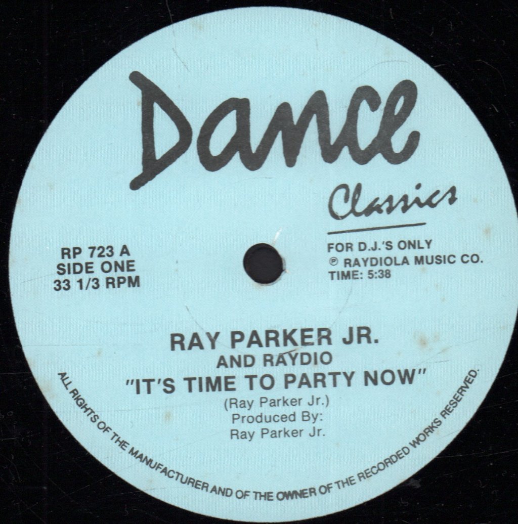 Ray Parker Jr. And Raydio / The Limit - It's Time To Party Now / She's So Divine - 12 Inch