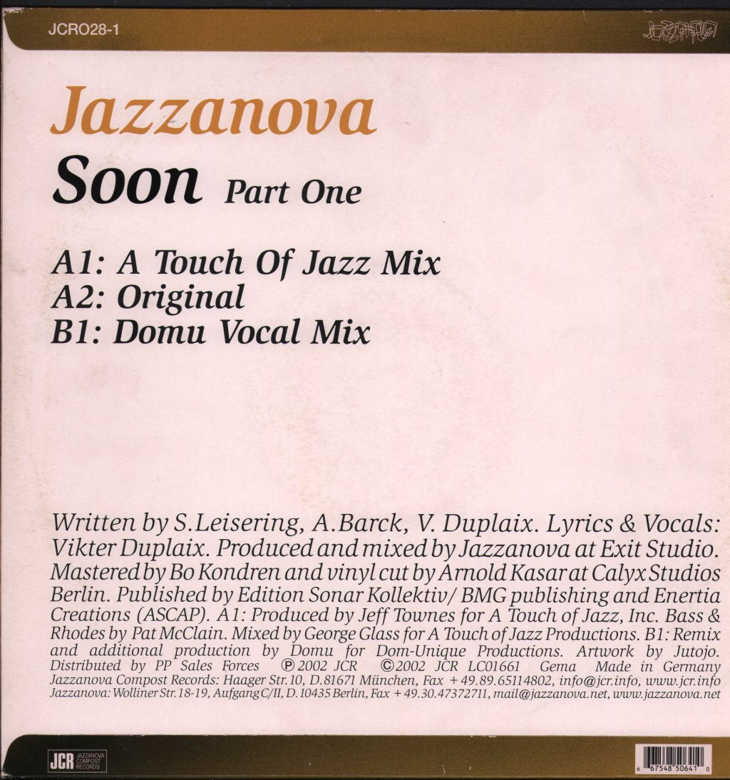 Jazzanova - Soon (Part One) - 12 Inch