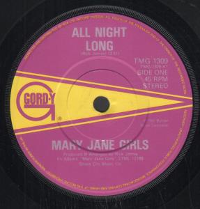 Mary Jane Girls - All Night Long - 7 Inch