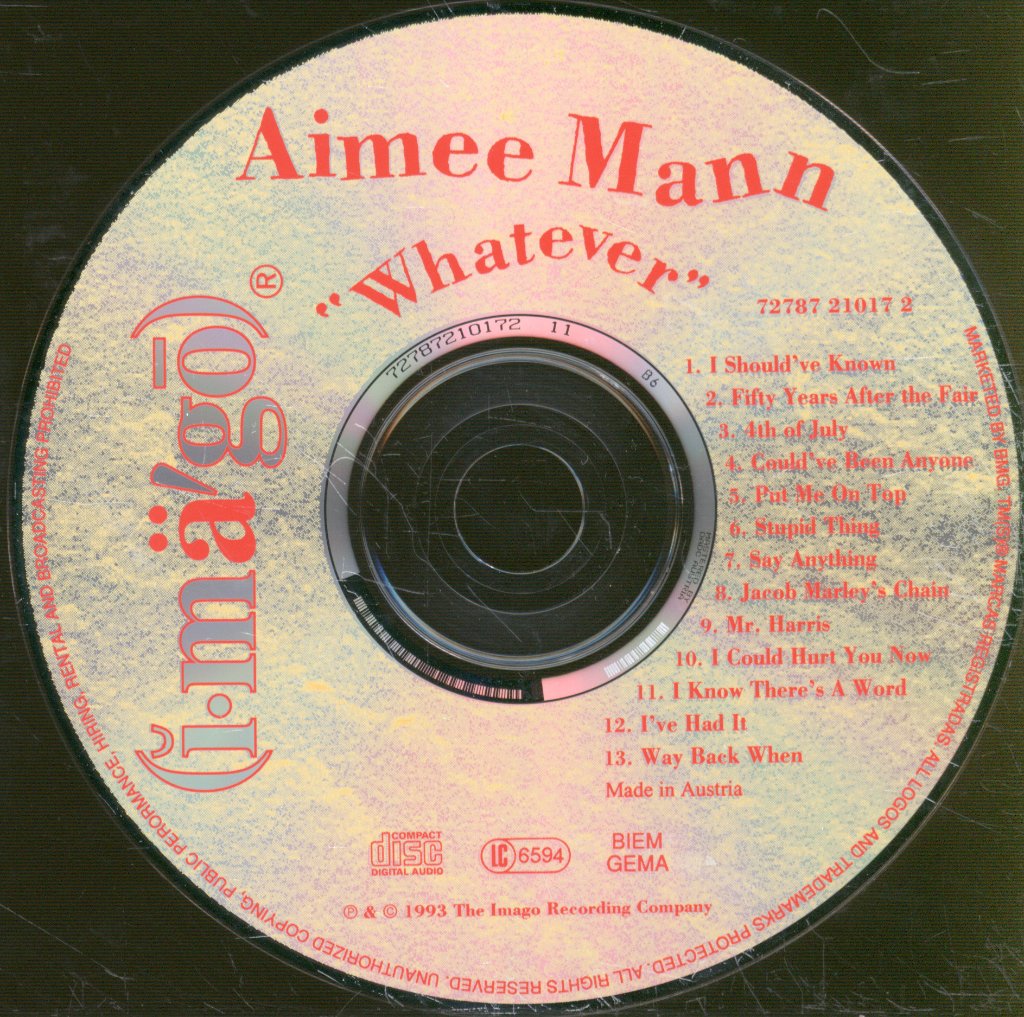 Aimee Mann - Whatever - Cd