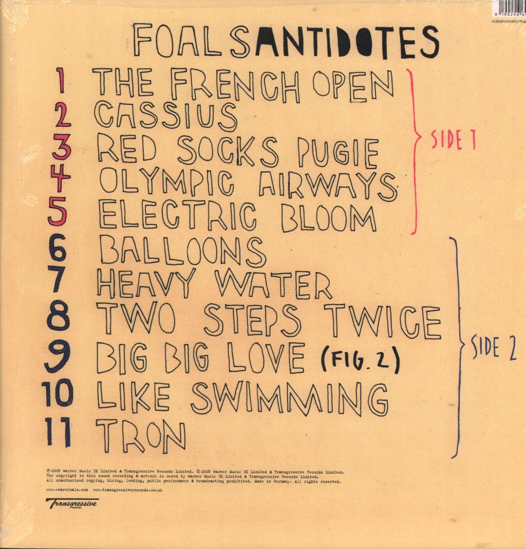 Foals - Antidotes - Lp