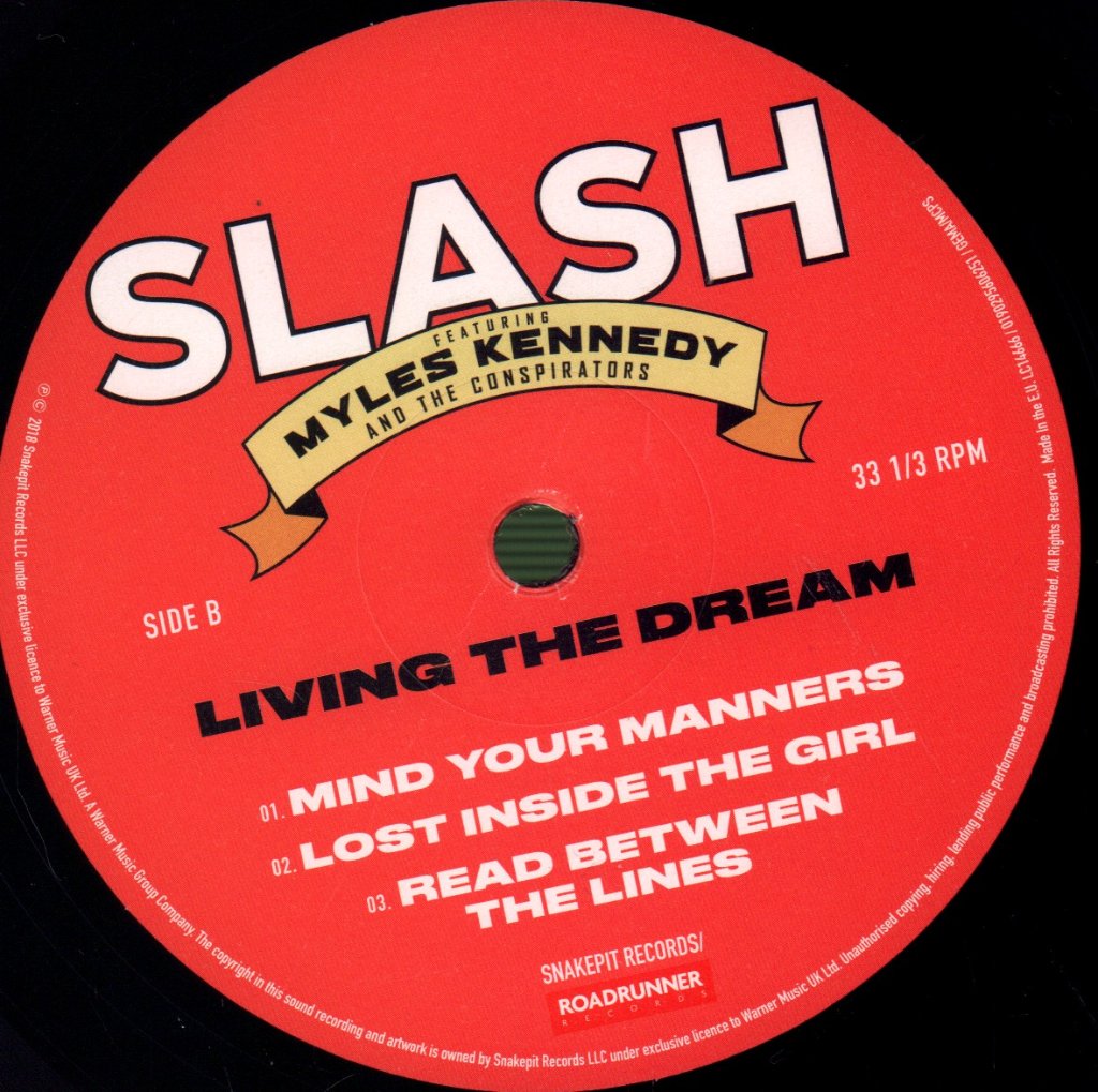 Slash Featuring Myles Kennedy And The Conspirators - Living The Dream - Double Lp