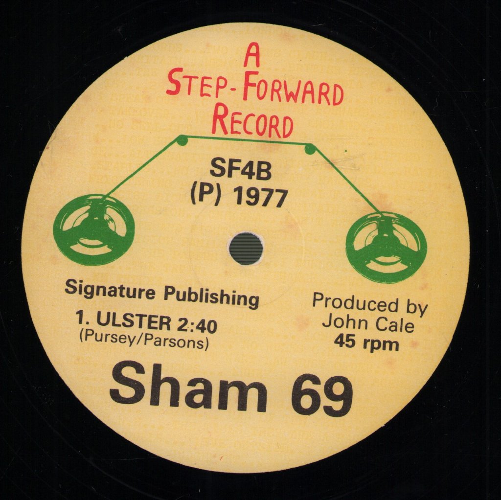 Sham 69 - I Don't Wanna - 12 Inch