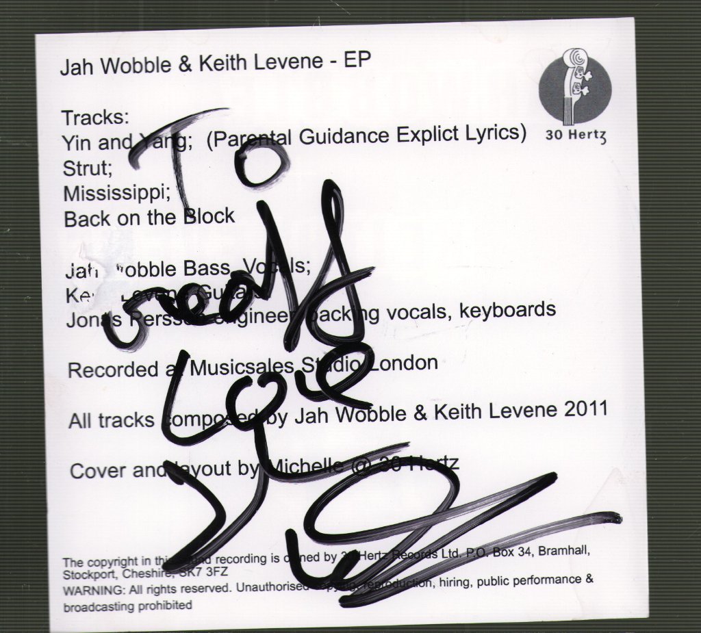 Jah Wobble - E.P - Cdr
