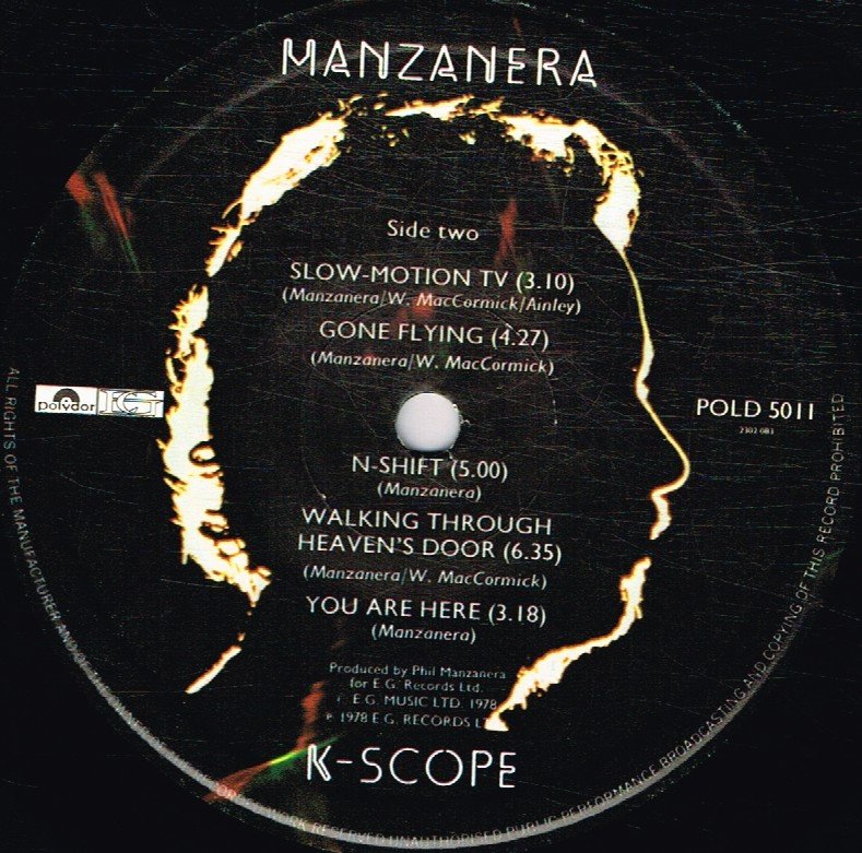 Phil Manzanera - K-Scope - Lp