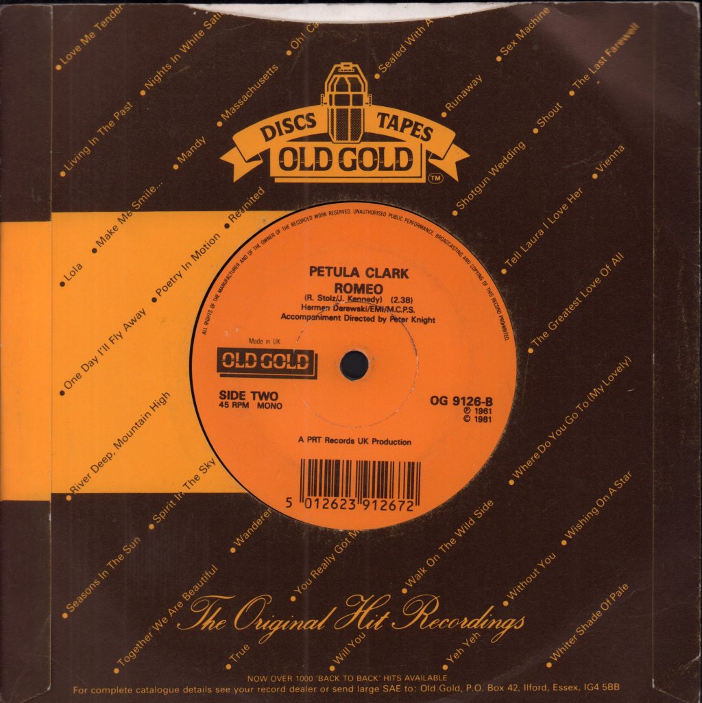 Petula Clark - Sailor - 7 Inch