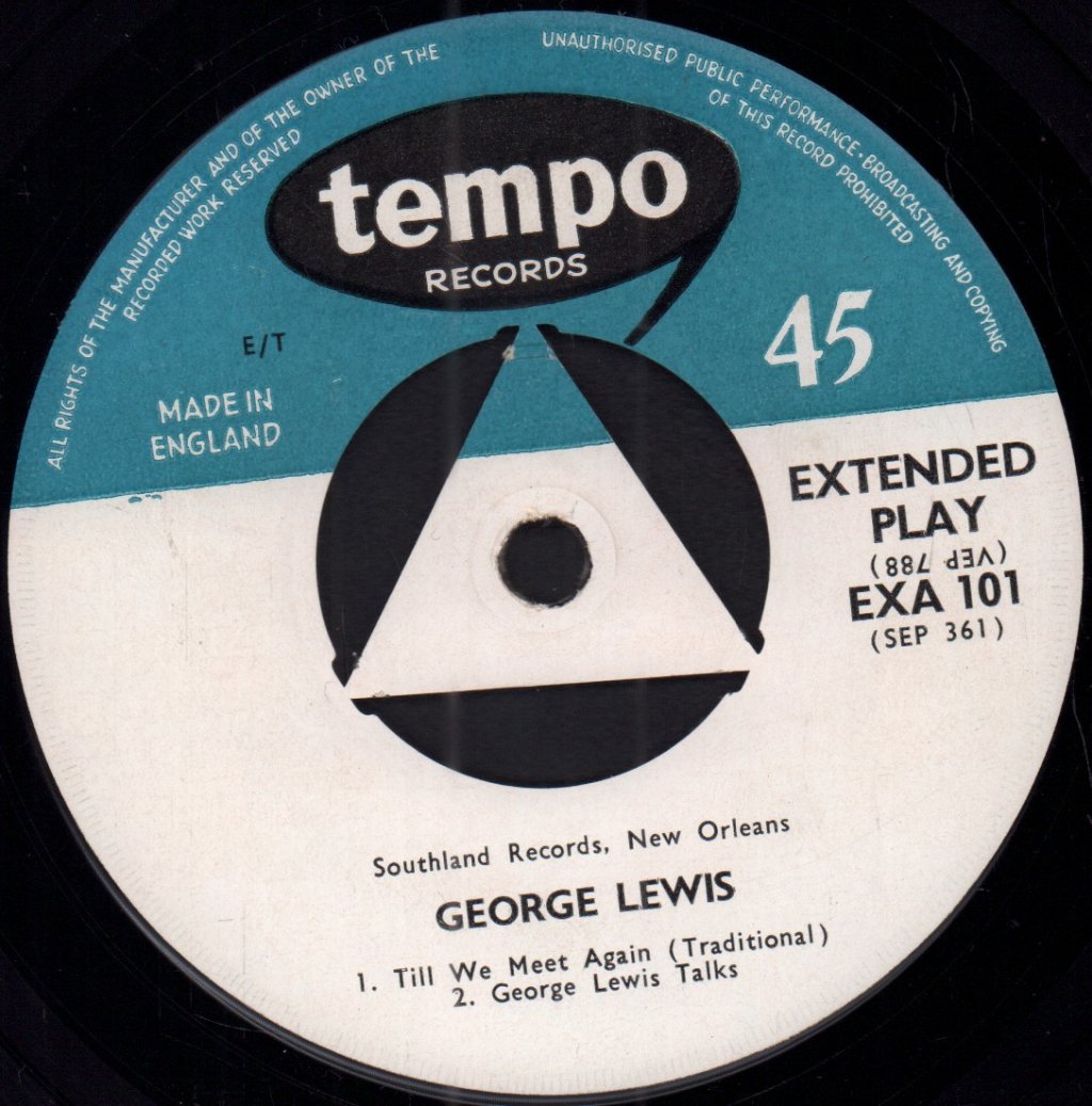 George Lewis - 'Til We Meet Again - 7 Inch