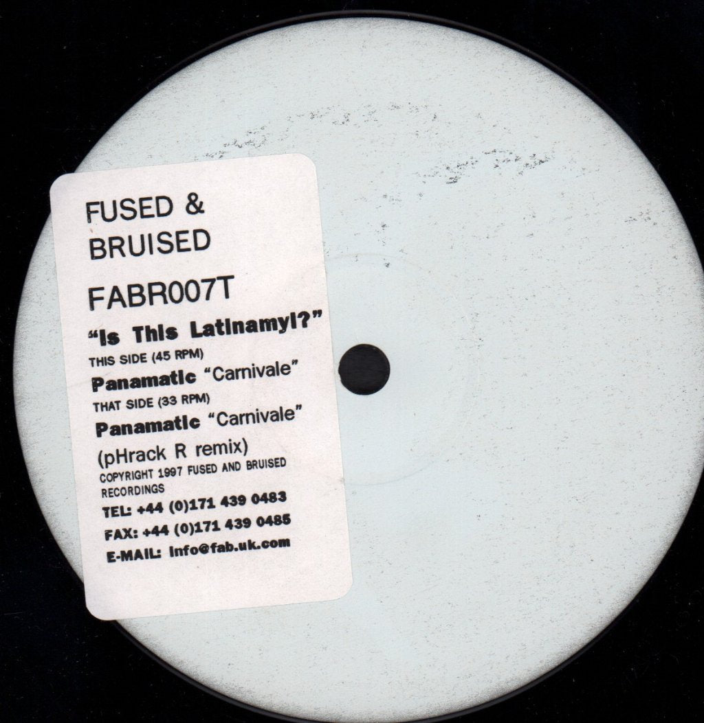 Panamatic - Is This Latinamyl - 12 Inch