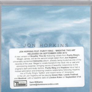 Jon Hopkins Feat. Purity Ring - Breathe This Air - Cdr