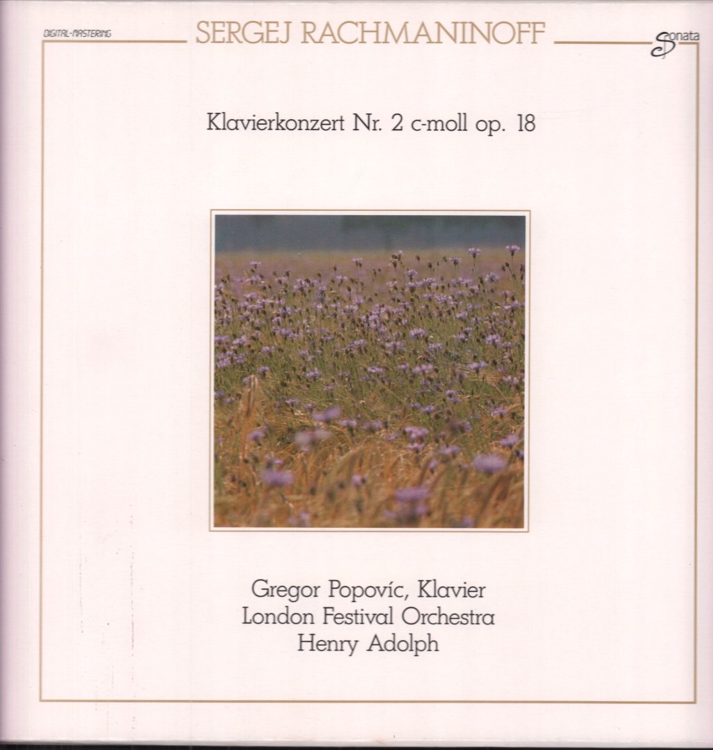 gregor popovic - rachmaninoff Klavierkonzert Nr. 2 - Lp