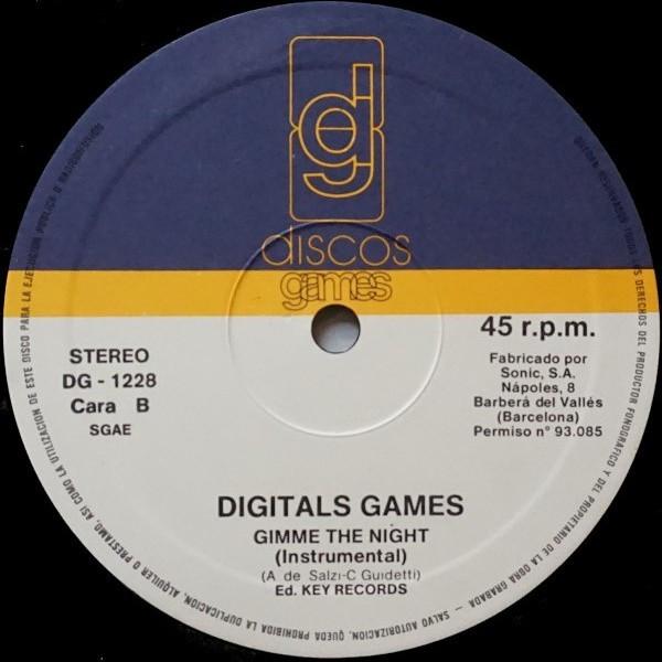 Digital Games - Gimme The Night - 12 Inch