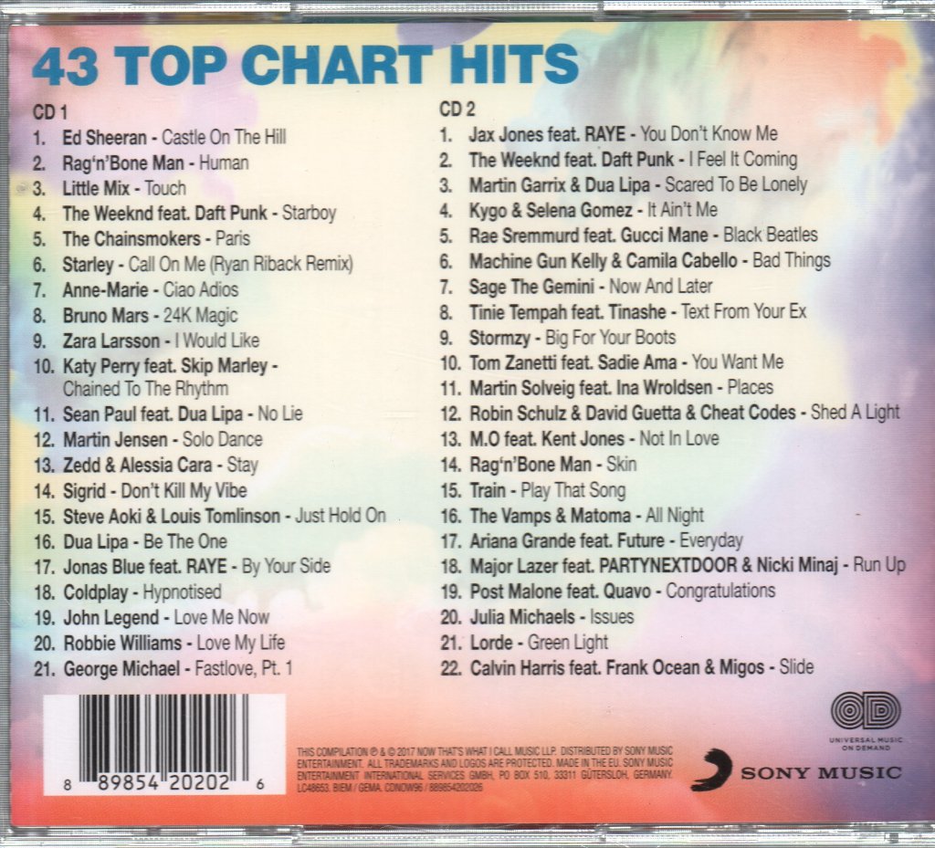 Various Artists - Now That's What I Call Music 96 - Double Cd