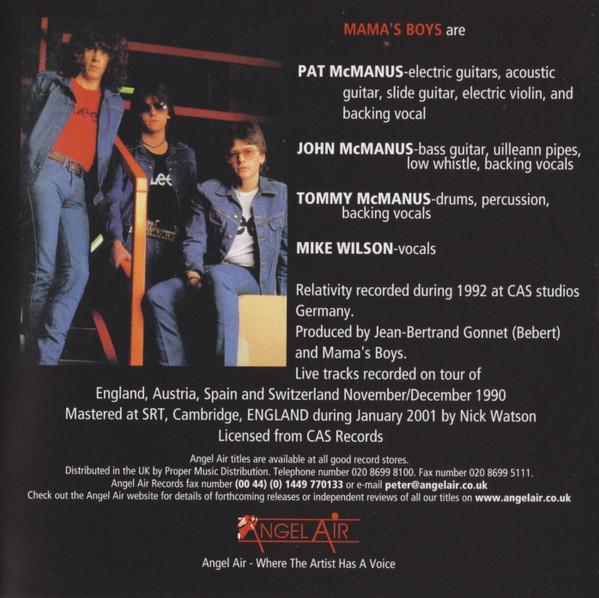 Mama's Boys - Relativity - Cd