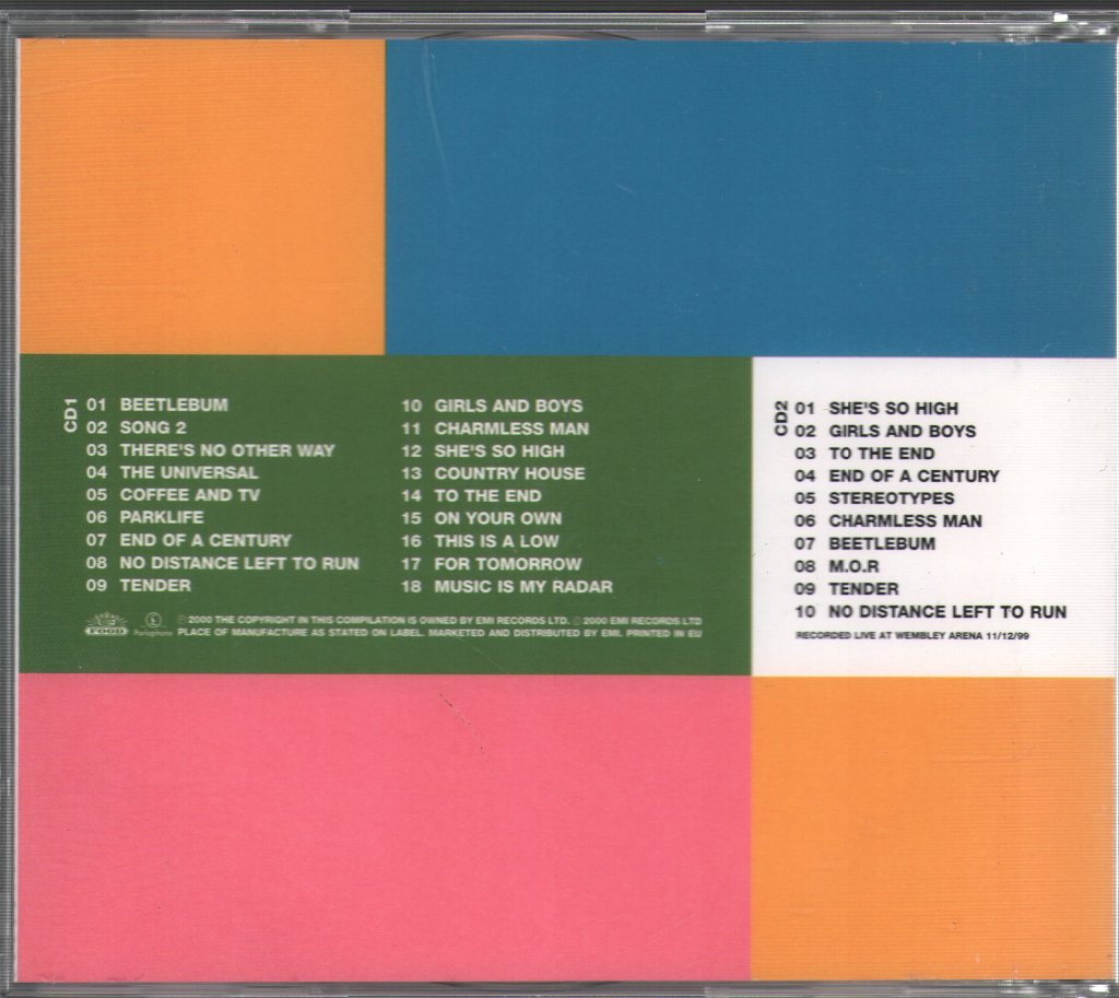 Blur - Best Of Blur - Double Cd