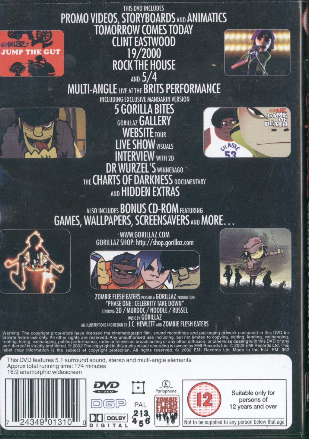 Gorillaz - Phase One: Celebrity Take Down - Cd