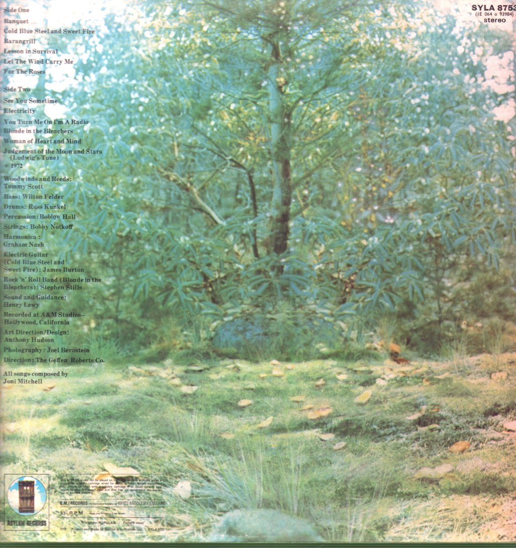 Joni Mitchell - For The Roses - Lp