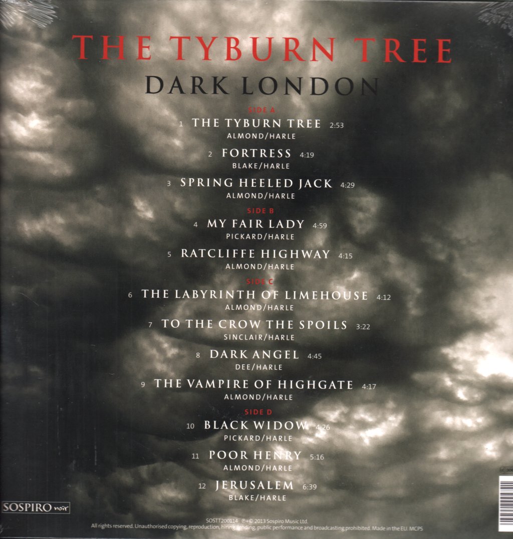 John Harle And Marc Almond - Tyburn Tree Dark London - Double Lp