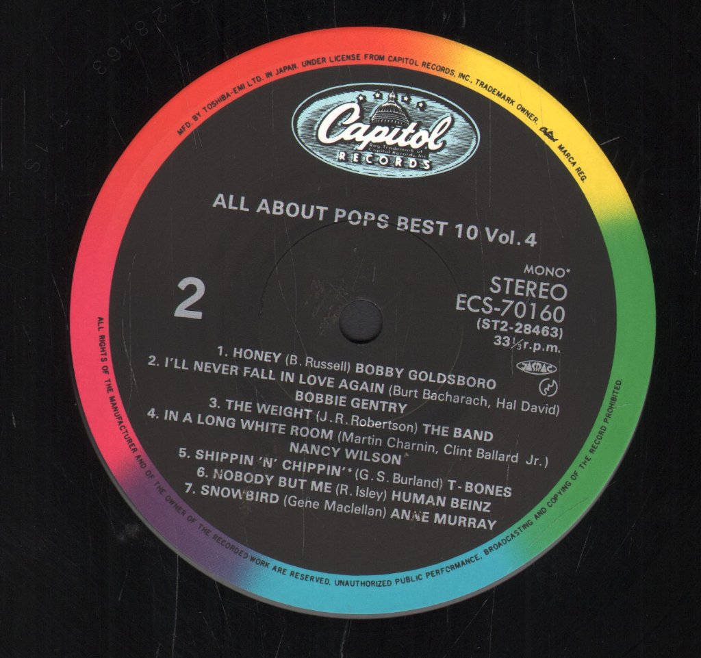Various Artists - All About Pops Best 10 Vol 4 - Lp