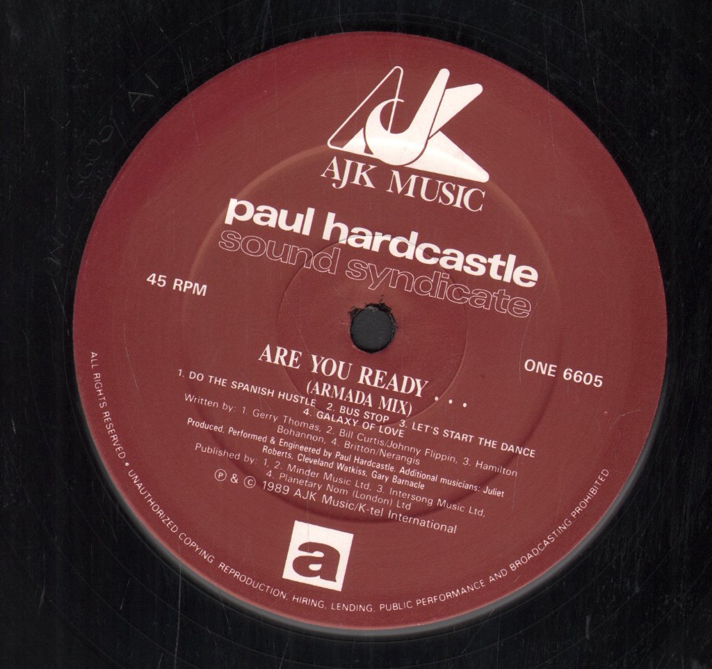 Paul Hardcastle - Are You Ready... (Sound Syndicate) - 12 Inch