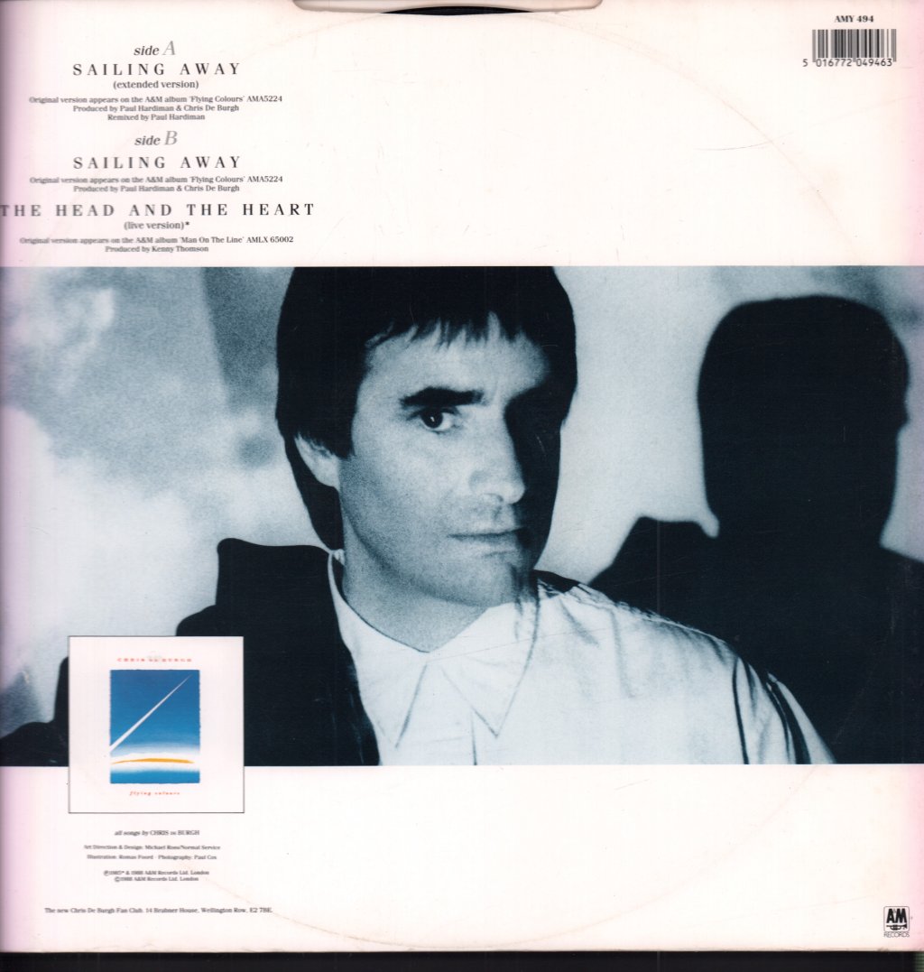 Chris De Burgh - Sailing Away - 12 Inch