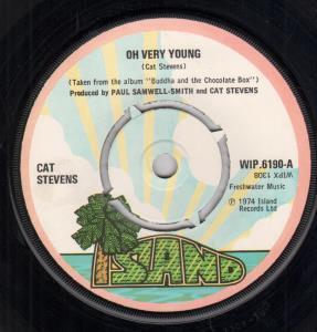 Cat Stevens - Oh Very Young - 7 Inch