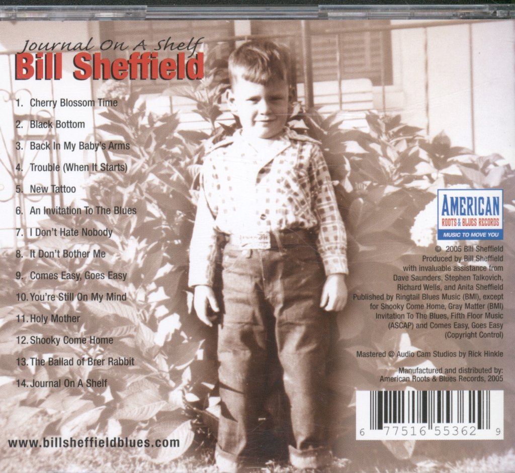 Bill Sheffield - Journal On A Shelf - Cd
