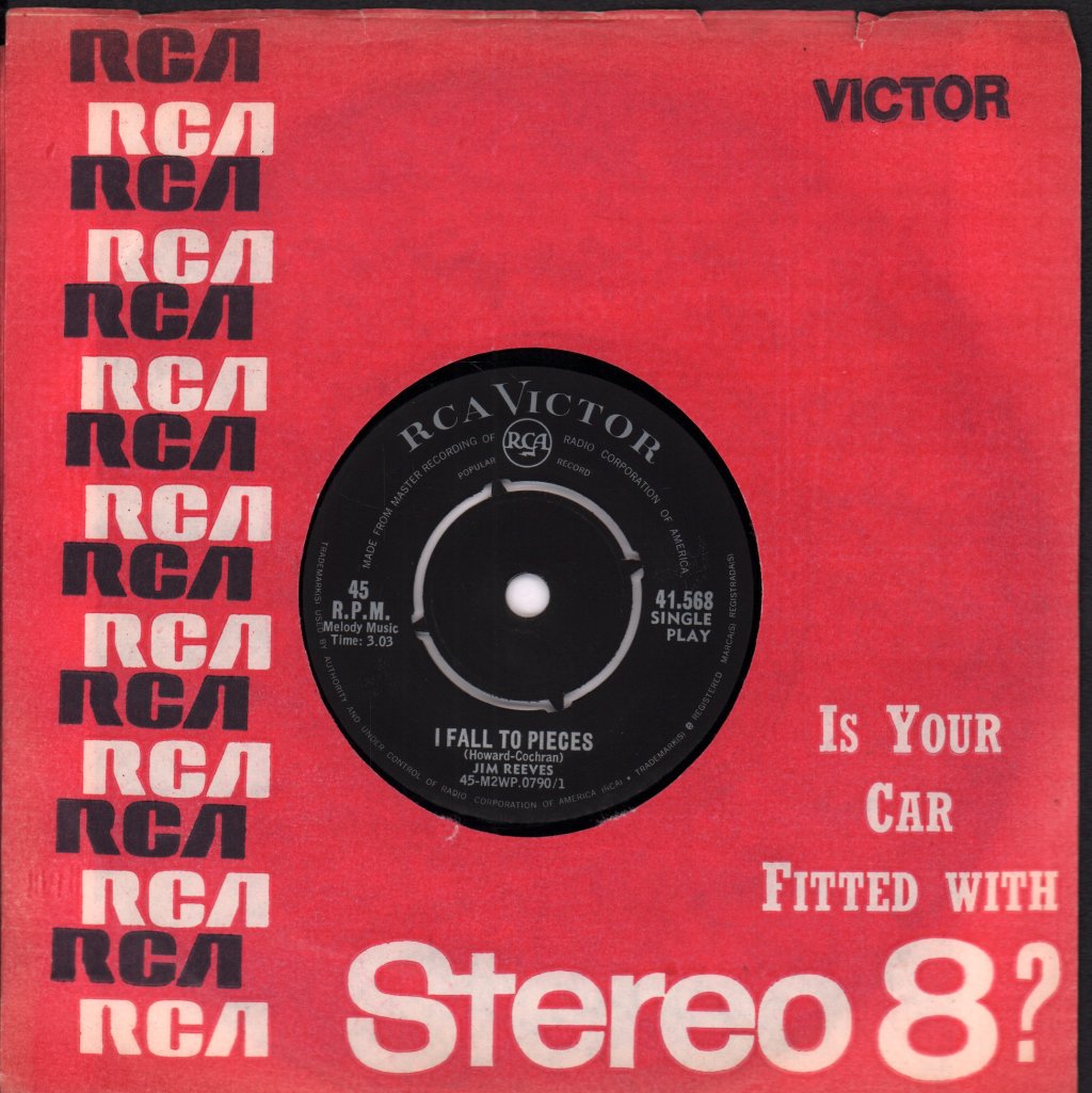 Jim Reeves - I Fall To Pieces / Honey Won't You Please Come Home - 7 Inch