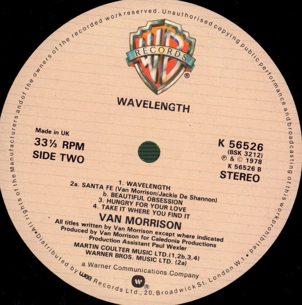 Van Morrison - Wavelength - Lp