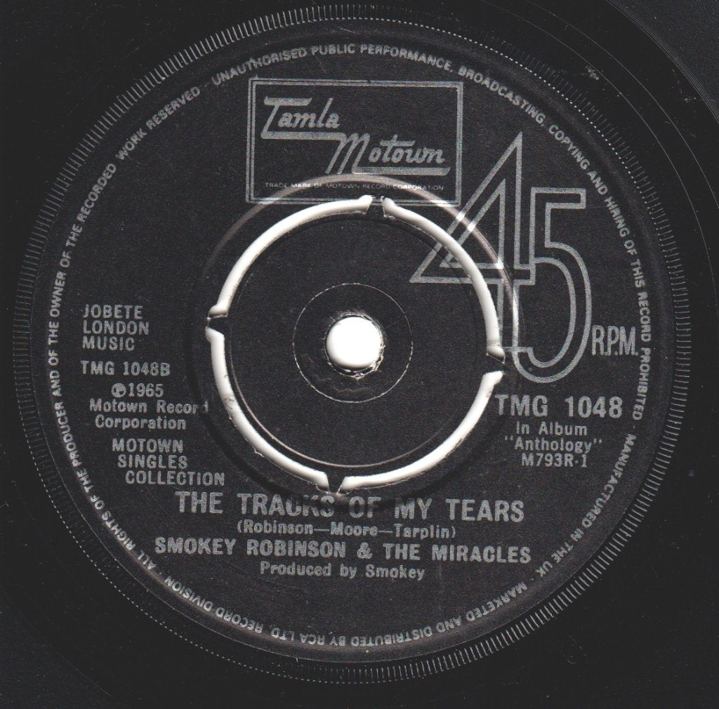 Smokey Robinson And The Miracles - Tears Of A Clown - 7 Inch