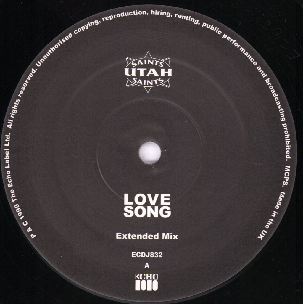 Utah Saints - Love Song - 12 Inch