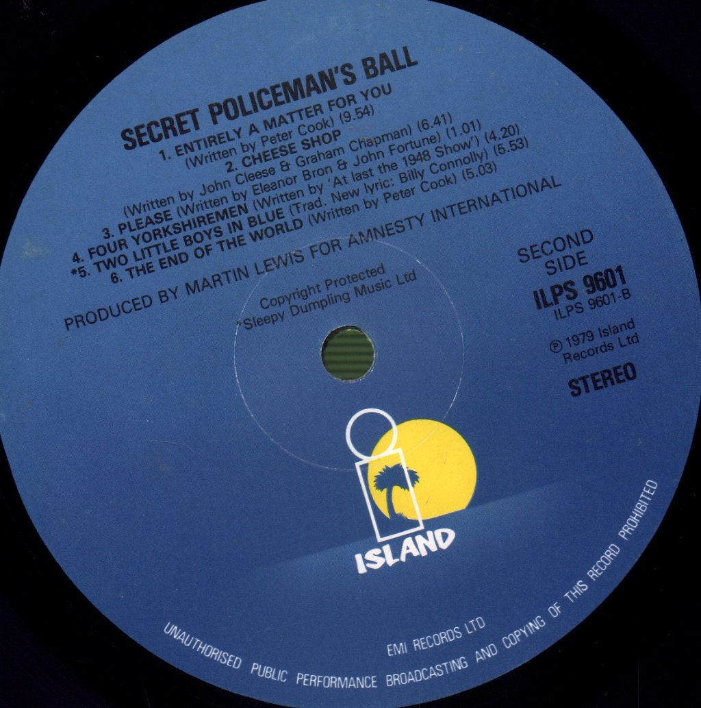 Various Artists - Secret Policemans Ball - Lp