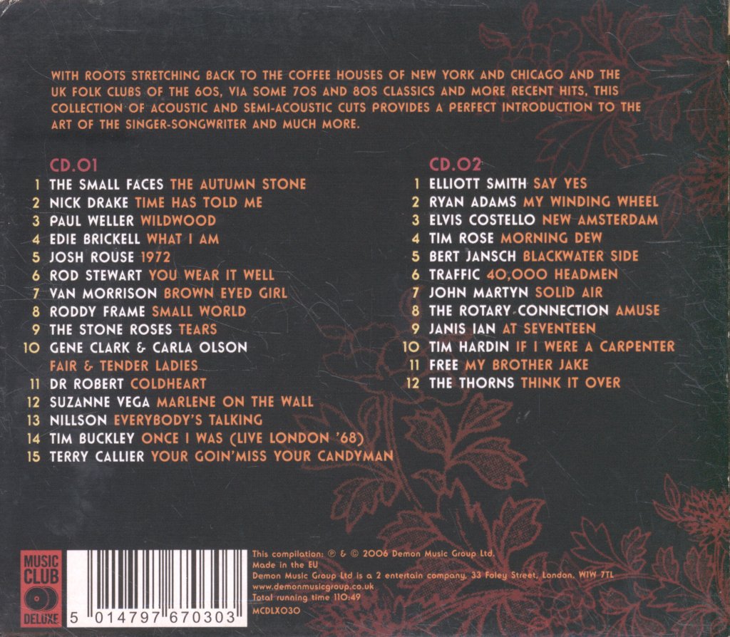 Various Artists - Alternative Acoustic - Double Cd