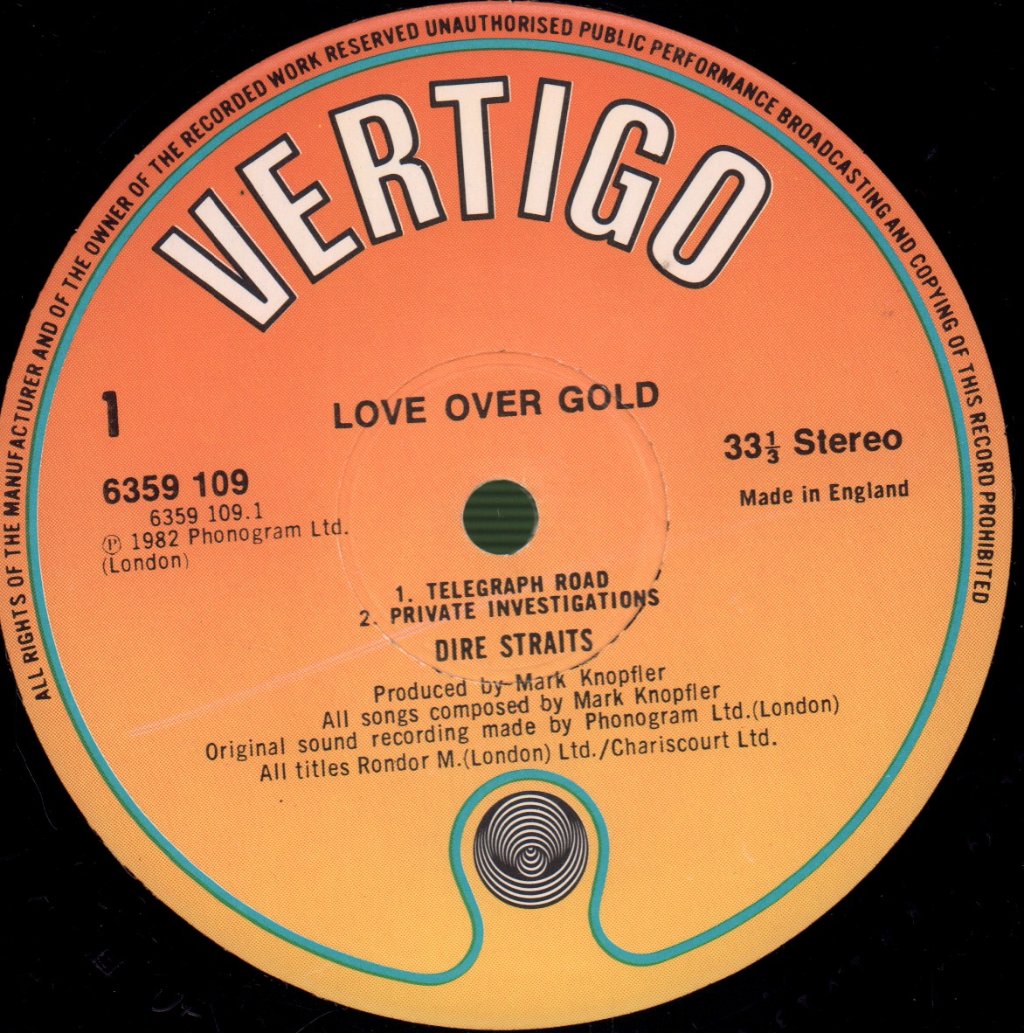 Dire Straits - Love Over Gold - Lp