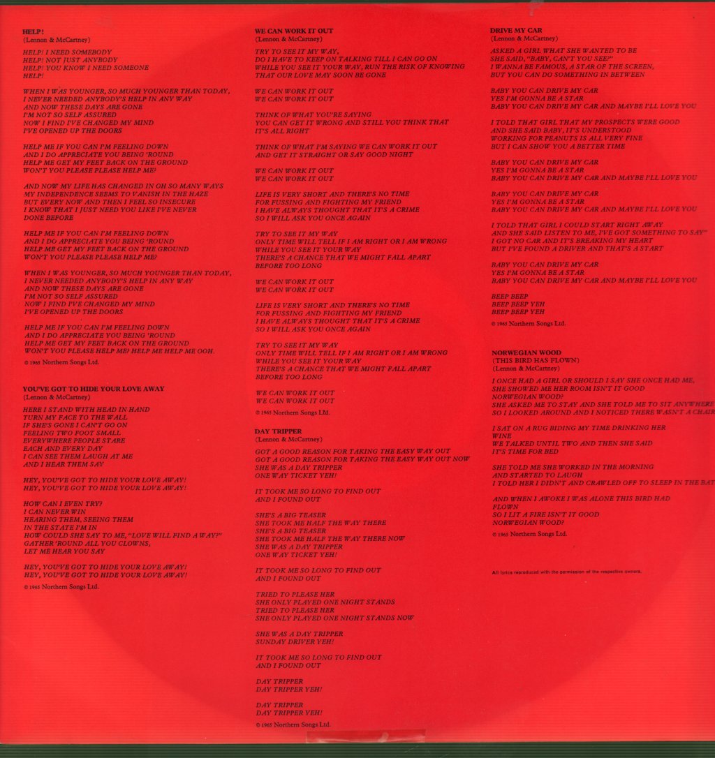 Beatles - 1962-1966 - Lp