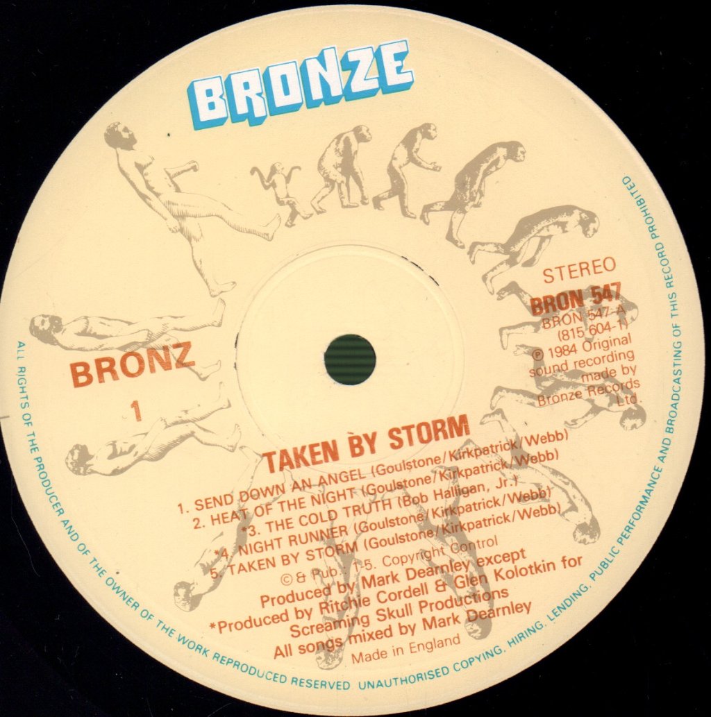 Bronz - Taken By Storm - Lp
