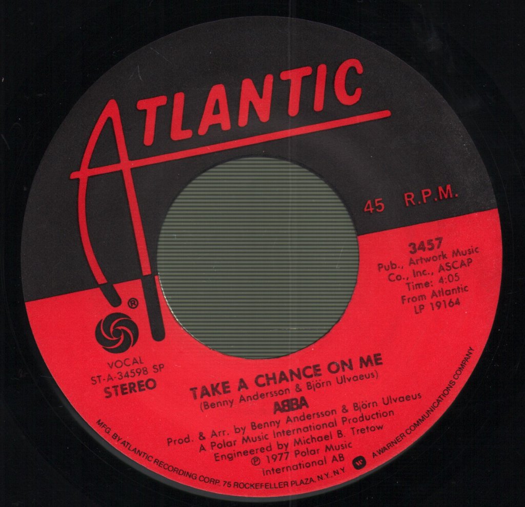 ABBA - Take A Chance On Me - 7 Inch