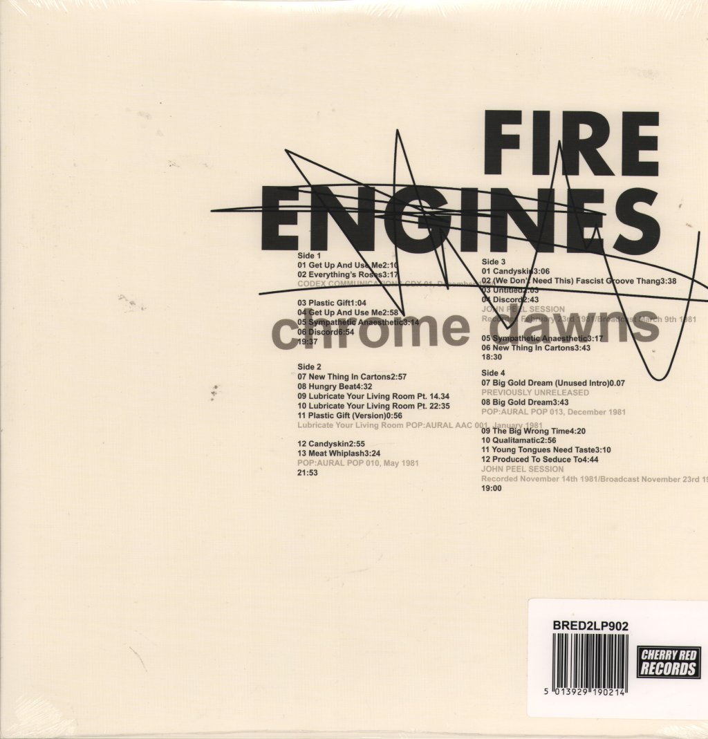 Fire Engines - Chrome Dawns - Double Lp