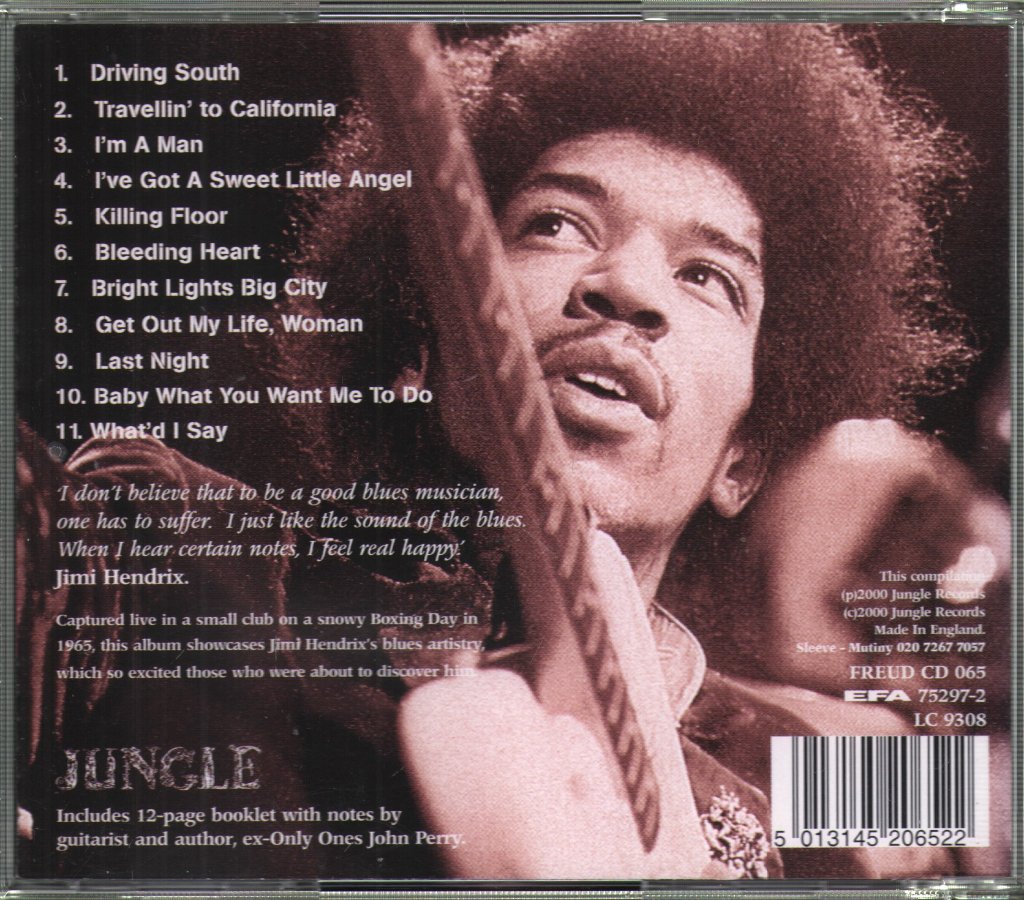 Jimi Hendrix - Drivin' South - Cd