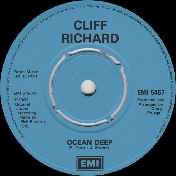 Cliff Richard - Ocean Deep / Baby You're Dynamite - 7 Inch