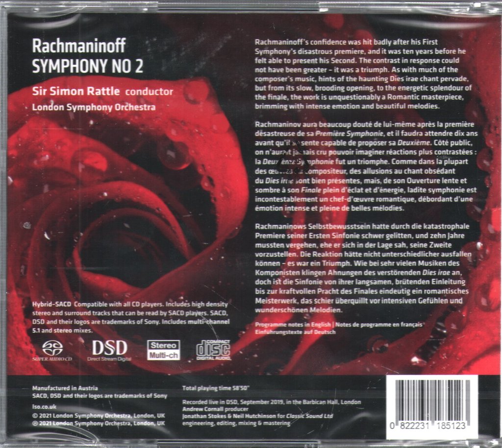 London Symphony Orchestra - Symphony No 2 - Cd