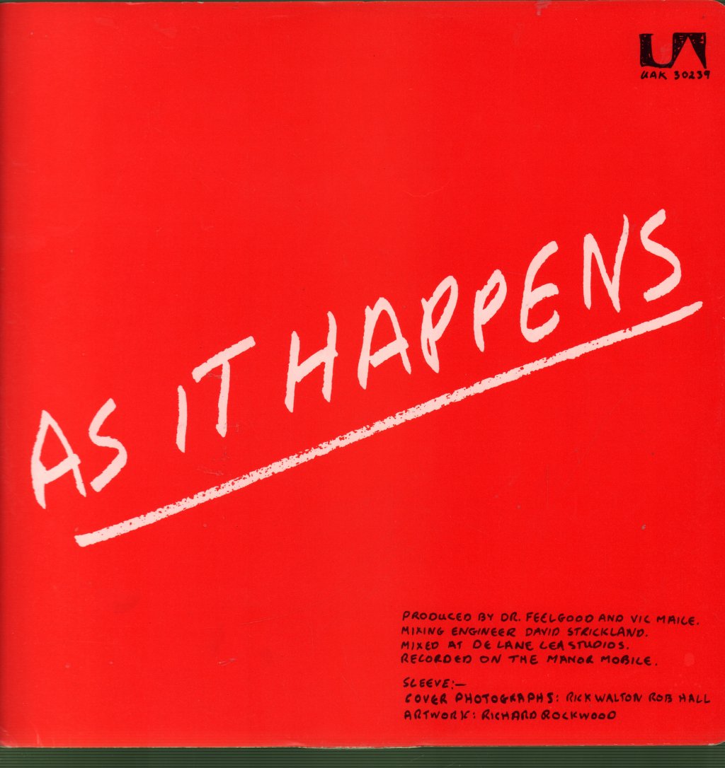 Dr. Feelgood - As It Happens - Lp