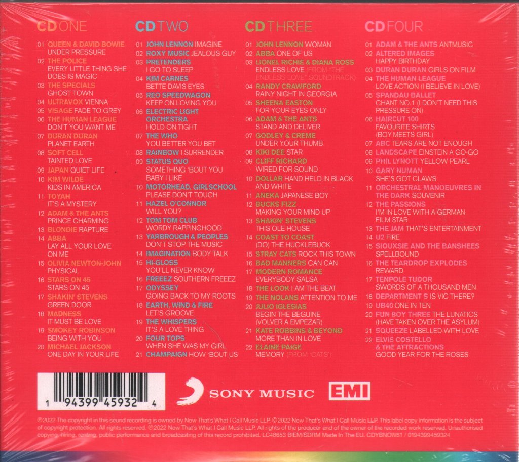 Various Artists - Now Yearbook '81 - Cd Set