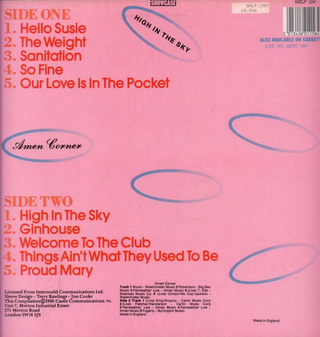 Amen Corner - High In The Sky - Lp