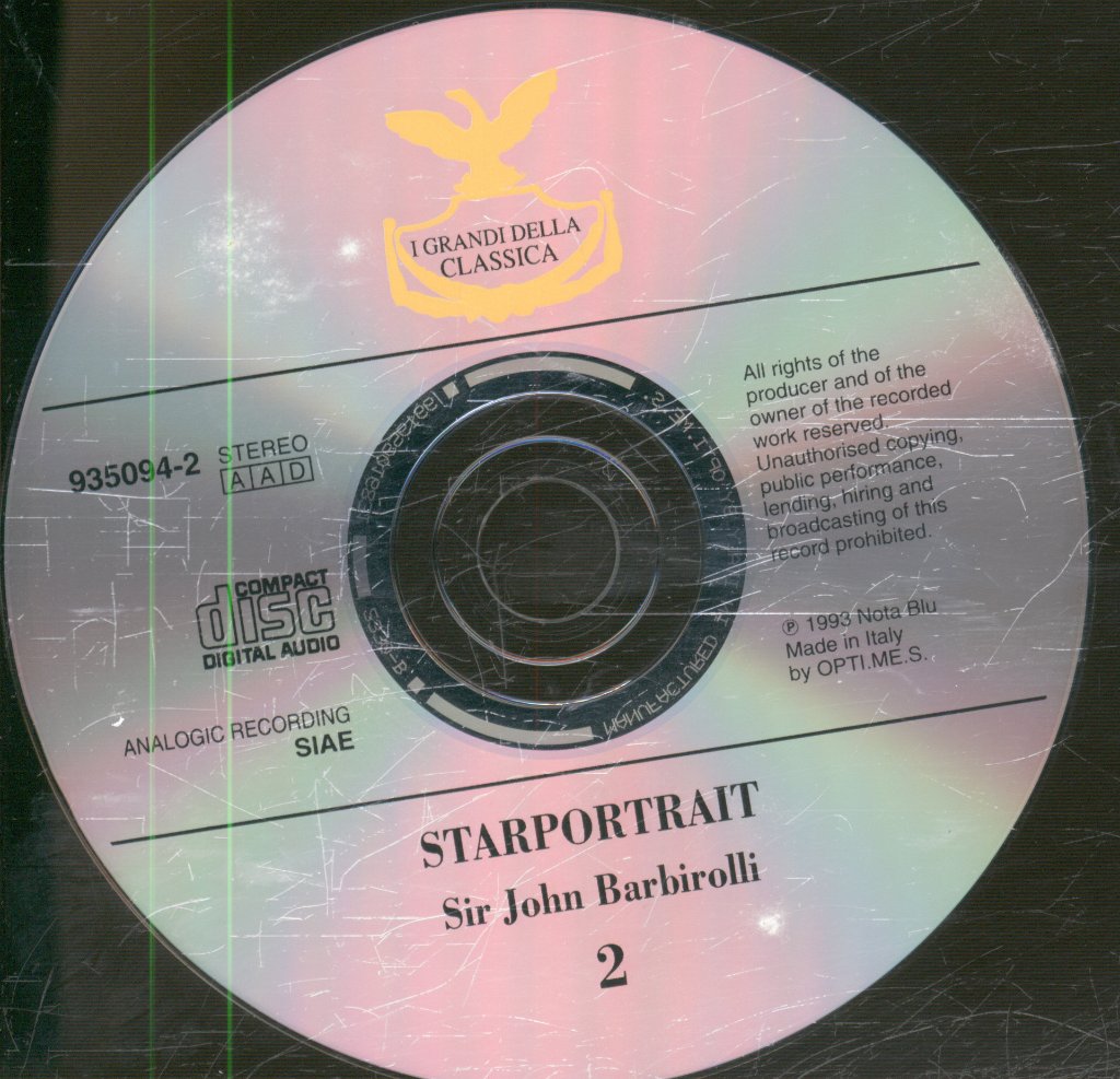 Sir John Barbirolli - Starportrait - Cd