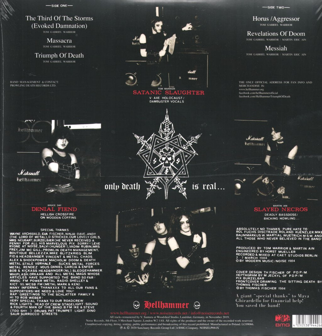 Hellhammer - Apocalyptic Raids - Lp