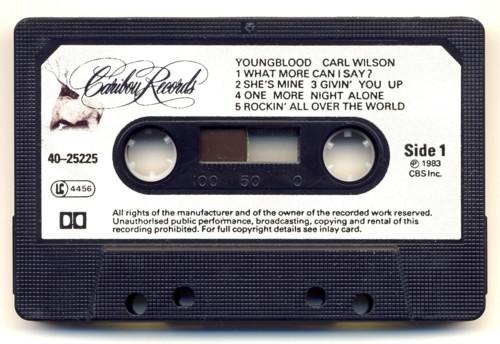 Carl Wilson - Youngblood - Cassette