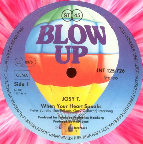 josy t - When Your Heart Speaks - 12 Inch