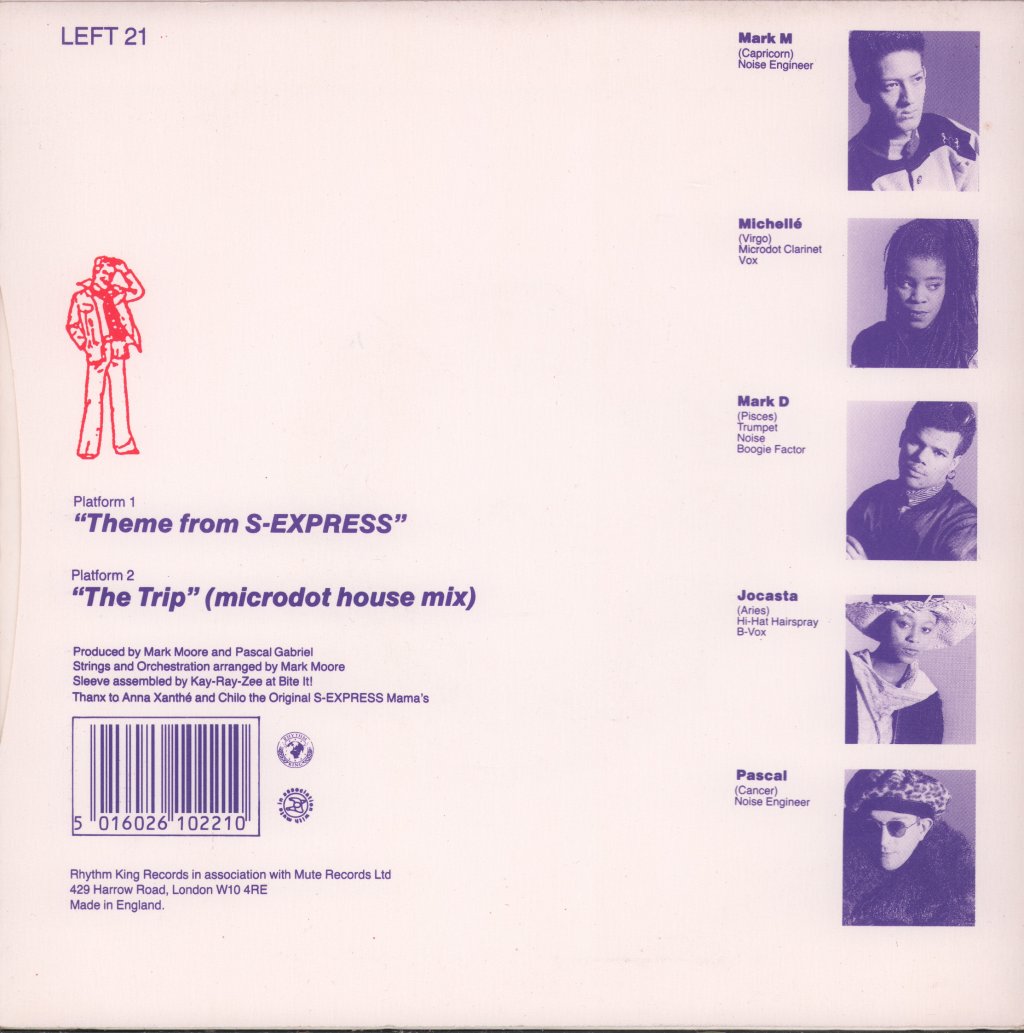 S'express - Theme From S'Express - 7 Inch