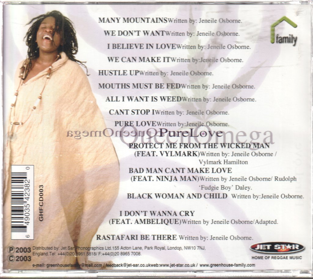 Queen Omega - Pure Love - Cd